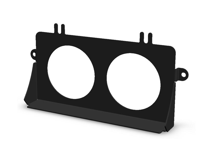 (05-07) Impreza - Ashtray Gauge Bezel w/ (2) 60mm (Black)